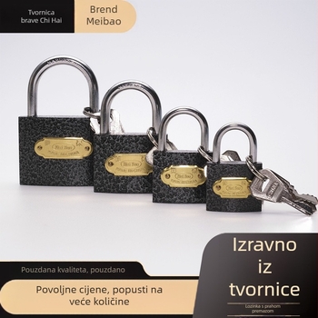 Meibao metalna brava za kućnu upotrebu — Novi kineski stil, univerzalna brava za torbe i ormariće, model: kućni katanc