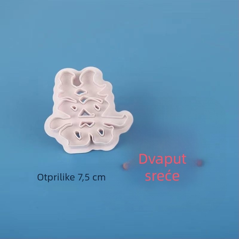 Forma za parene pecivo s uzorcima cvijeta i breskve – kućna uporaba, alat za embosiranje, ABS materijal, pravilan mnogougao