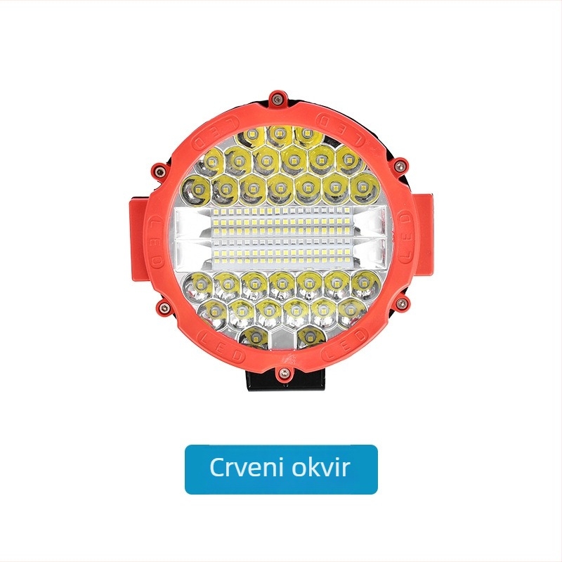 Xuanyi Radna LED svjetiljka za vozila – LED svjetlo od livenog aluminija, 48W, hladno bijela, vijek 5000 h, pogodno za kamione i prikolice