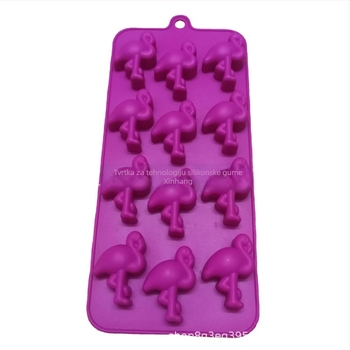 Set silikonskih kalupa: kalupi za tortu s ananasom, flamingom, labud i pingvinom za led (Materijal: silikon; Kapacitet: 3,5 ml; Funkcija: lako odvajanje od kalupa; Stil: nepravilni; Kategorija: silikonski kalupi za led)