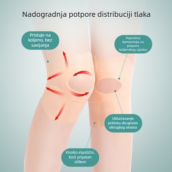 Silikonske koljeno navlake za sport i plivanje, vodootporne i otporne na hladnoću, ultra tanke i diskretne za ljeto, unisex, navlaka za koljeno za meniskus, protuklizne