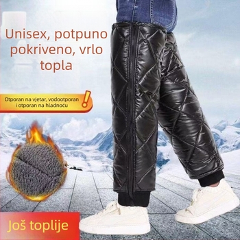 Zimske zaštitne zaštite za koljena i listova za vožnju motociklom, poliester vlakno, univerzalna uporaba