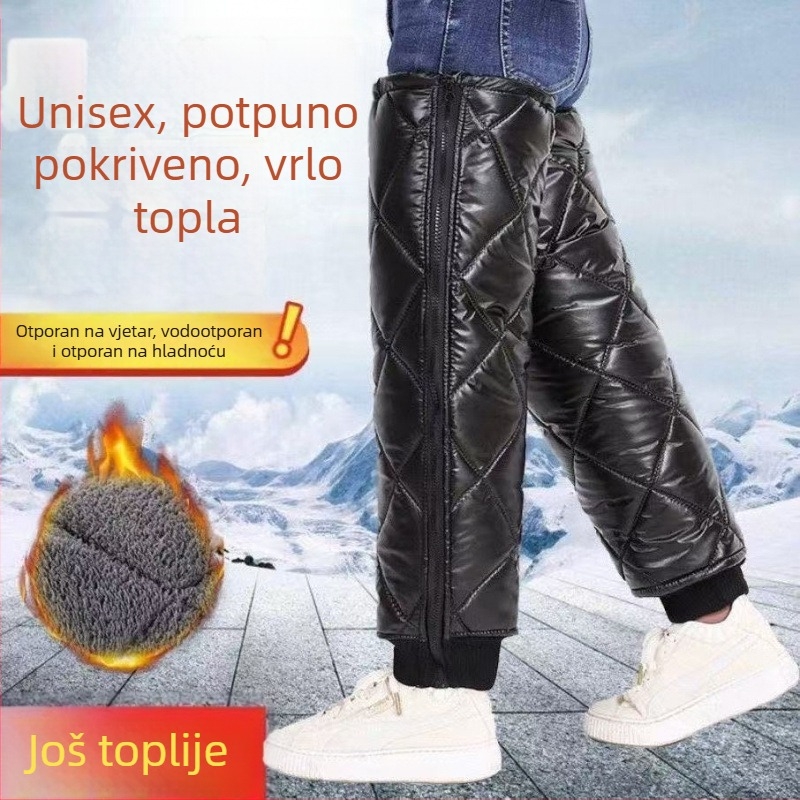Zimske zaštitne zaštite za koljena i listova za vožnju motociklom, poliester vlakno, univerzalna uporaba