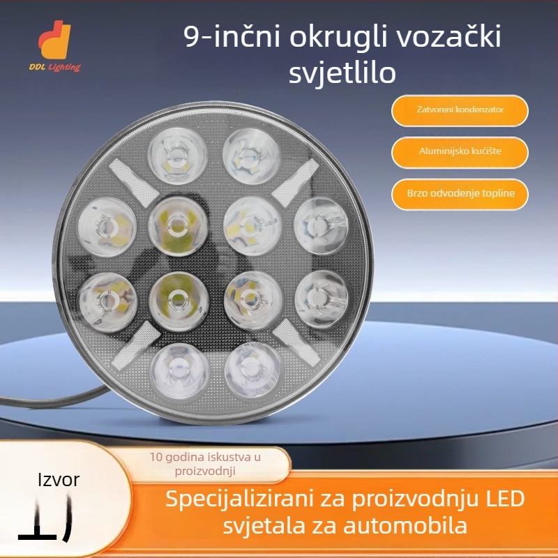 LED reflektor za off-road, 120W, 9-36V, 6000 lm, aluminijska legura, vijek trajanja 50000 sati