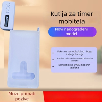 Poluotamna prozirna kutija za samodisciplinu pametnog telefona za učenike s tajmerom zaključavanja; model: C-type; materijal: Book Plastic Material; tip: kutija s gornjim otvaranjem i bravarom; stil: moderni minimalistički; prilagodba: dostupna