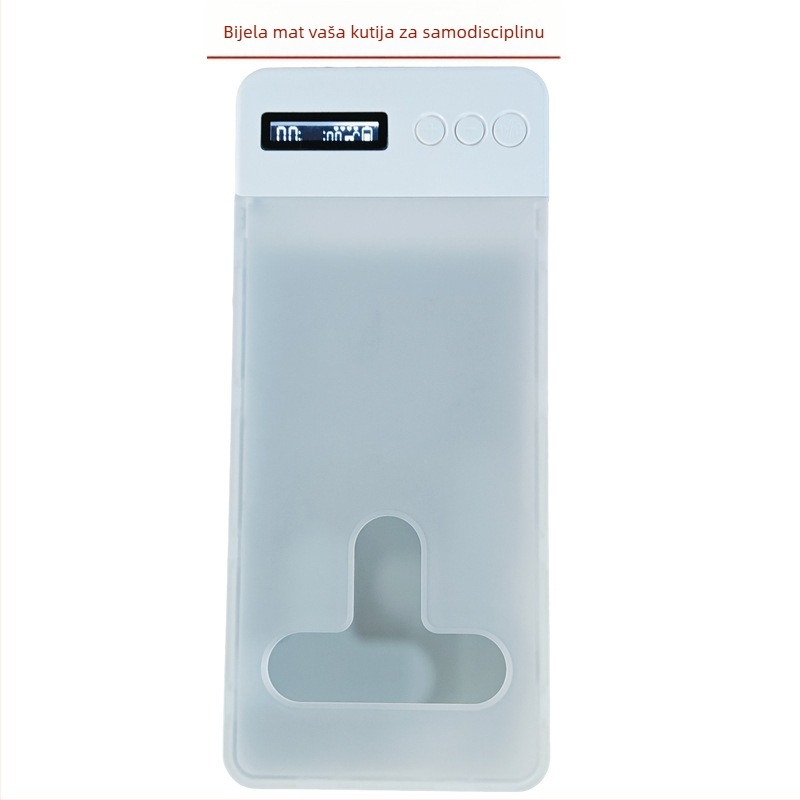 Poluotamna prozirna kutija za samodisciplinu pametnog telefona za učenike s tajmerom zaključavanja; model: C-type; materijal: Book Plastic Material; tip: kutija s gornjim otvaranjem i bravarom; stil: moderni minimalistički; prilagodba: dostupna