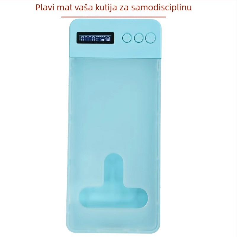 Poluotamna prozirna kutija za samodisciplinu pametnog telefona za učenike s tajmerom zaključavanja; model: C-type; materijal: Book Plastic Material; tip: kutija s gornjim otvaranjem i bravarom; stil: moderni minimalistički; prilagodba: dostupna