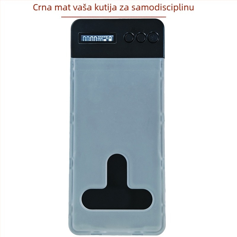 Poluotamna prozirna kutija za samodisciplinu pametnog telefona za učenike s tajmerom zaključavanja; model: C-type; materijal: Book Plastic Material; tip: kutija s gornjim otvaranjem i bravarom; stil: moderni minimalistički; prilagodba: dostupna