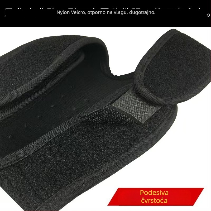 Štitnici za koljena – ublažavaju udarce, prozračni, traka za patelu (Glavni materijal: diving cloth; Zaštitne dijelovi: koljeno; Primjene: trčanje, fitness oprema, vožnja bicikla; Pogodno za: odrasle)