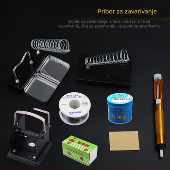 Višestruki stalak za lemljenje, potpuno metalni držač za cínovu žicu, rosin spužva i apsorber paste za lemljenje, elektronički dodaci za lemljenje (Marka: Drugo; Uvoz: Ne)