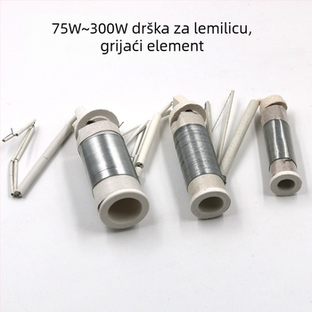 Lemilo za lemljenje s drvenom ručkom, grijna jezgra 75-300W i 500W, 220V Inkai električno grijanje