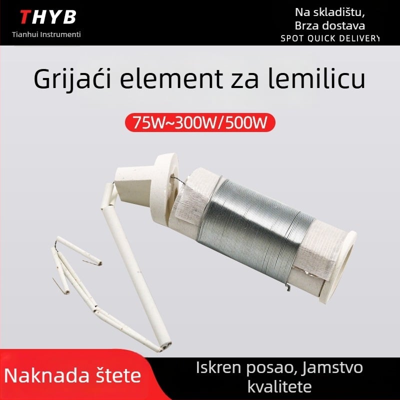 Lemilo za lemljenje s drvenom ručkom, grijna jezgra 75-300W i 500W, 220V Inkai električno grijanje