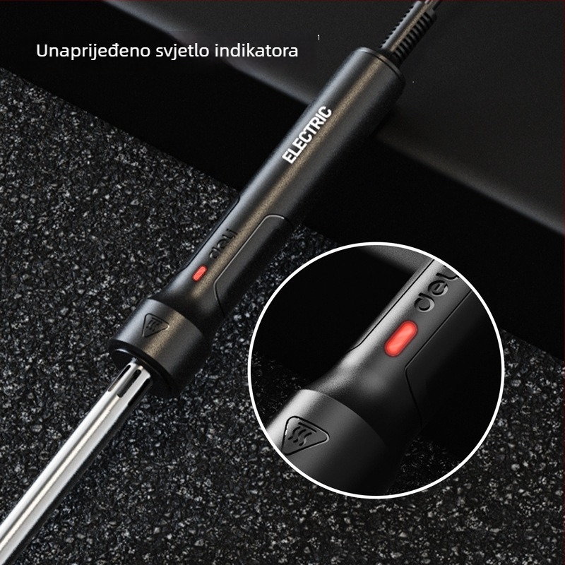 Deli DL8860 Vanjski grijani lemilica s konstantnom temperaturom, 60W, 220V, vrh 907