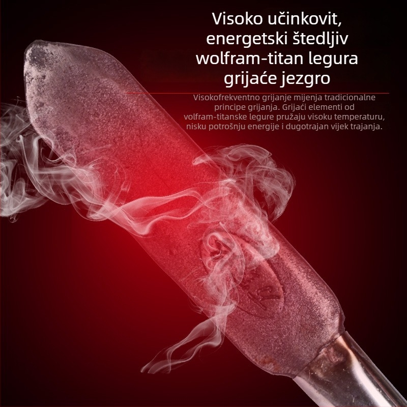 Wanjia brendirano električno lemilo s drvenom ručkom, 220V, električno grijanje, za uklanjanje svinjskih dlačica