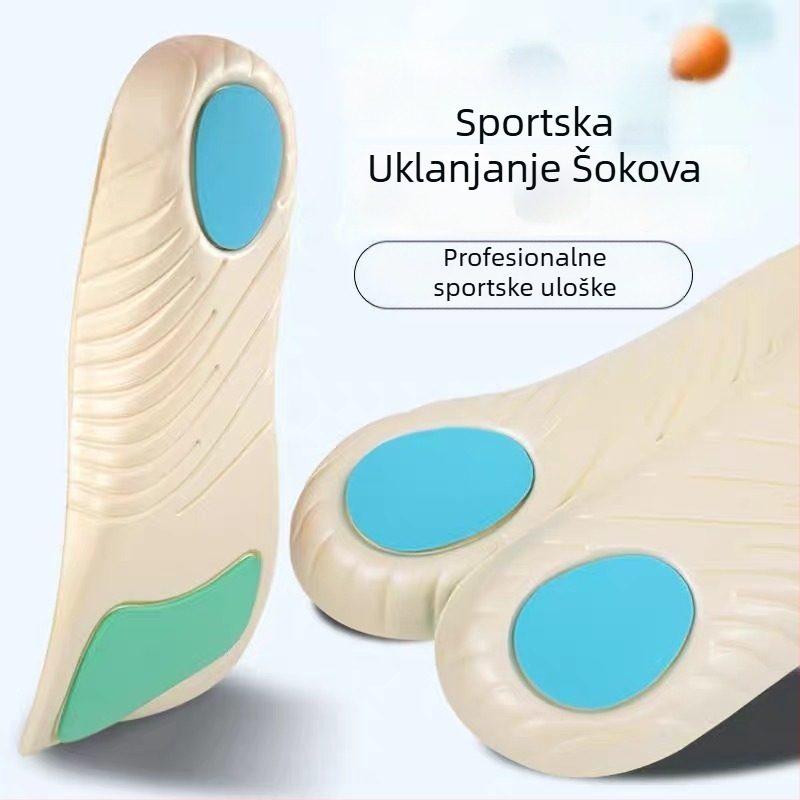 Uložak za korekciju ploskog stopala uz potporu luka – EVA, cijela uloška, ortopedski ulošci