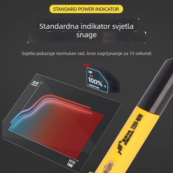 Xinwei električni lemilica set za kućnu upotrebu, s gumiranim rukohvatom, 220V, za lemljenje, desoldering i pirografiju
