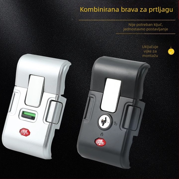 Kombinacijski lokot za prtljagu, mali sigurnosni lokot za kufre