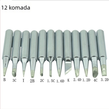 900 Serija 936 tip za lemilicu s regulacijom temperature - bez olova, bakar s elektroplatom, oblik vrha: oštar, ravan, nagnut, 200–450°C