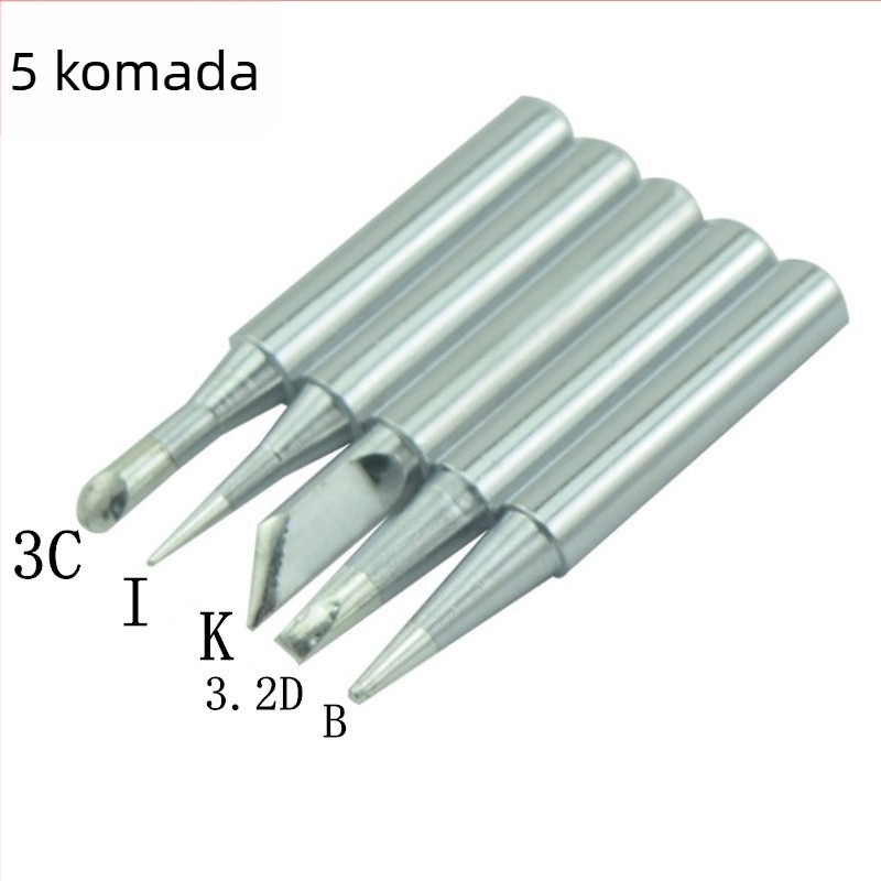 900 Serija 936 tip za lemilicu s regulacijom temperature - bez olova, bakar s elektroplatom, oblik vrha: oštar, ravan, nagnut, 200–450°C
