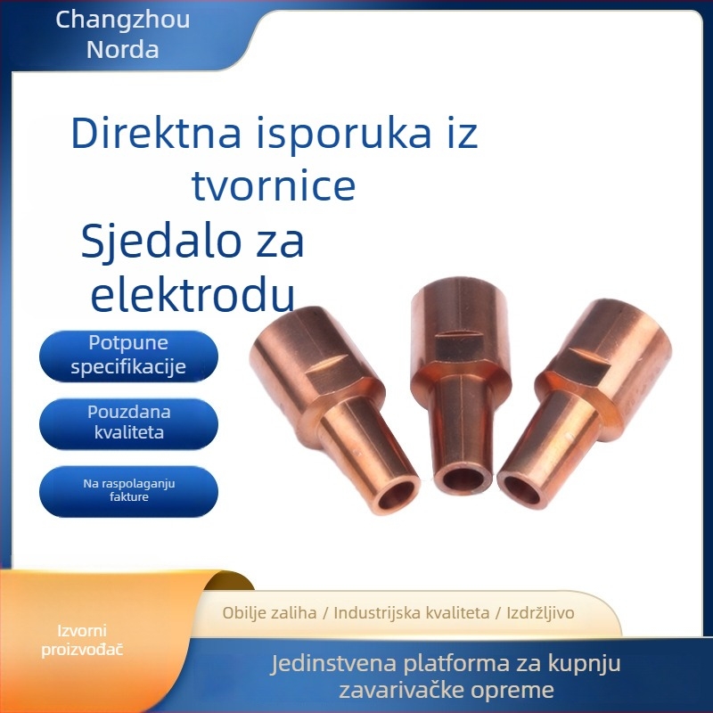 Držač elektrode za zavarivanje točkasto – tijelo od krom-zirkonij bakra, zavarna glava, poklopac elektroda, nestandardna prilagodba – Chang Norda