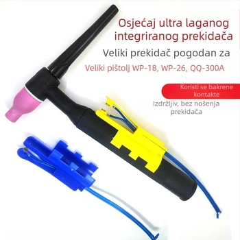 Cabos integrirani prekidač za argonski luk za zavarivački pištolj QQ-150A WP-18