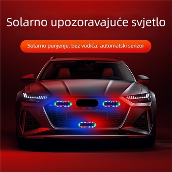 LED stražnja svjetiljka za motocikl, solarno napajanje, 12/24V, 30W, 20000 lm
