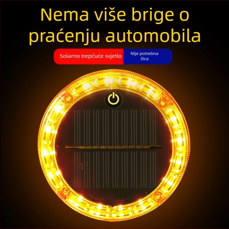 Solano upozoravajuće strob svjetlo za vozila – stražnje LED svjetlo bez ožičenja, široki pokazivač; Model: Solar warning strobe light; Primjenjivi modeli: Svi modeli; Proizvodni kod: 723045834