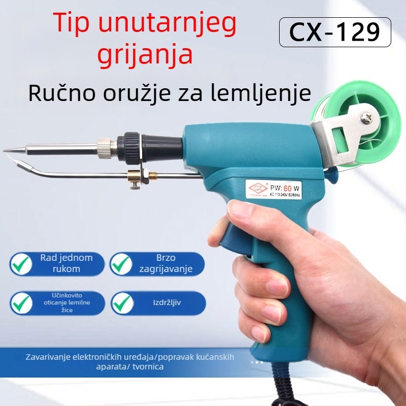 Ručno lemilo s gumiranim držačem, 220V, za zavarivanje i električno mjerenje