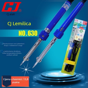 Električna lemilica s indikatorskim svjetlom (vanjsko grijanje), 30-100W, 220V, držač ljepila, za elektrokauterizaciju