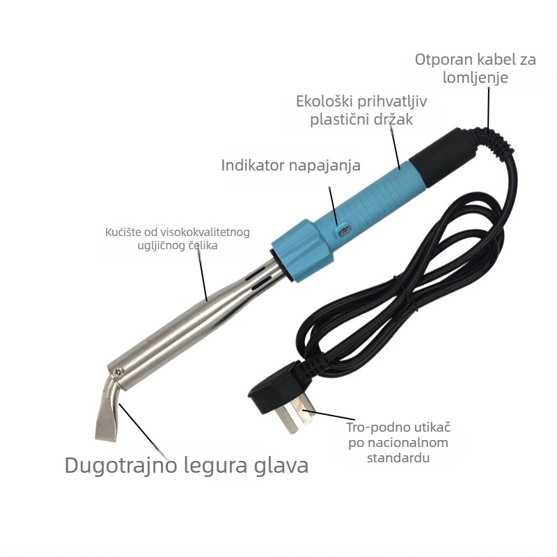 Lemilica s gumiranom drškom, 220V, 80–300W, električno grijanje