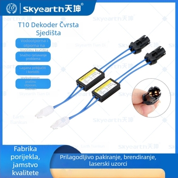 Automobilski LED dekoder T10 Soft Block – 5W, 12V, LED izvor svjetla, vijek trajanja 10000 h, ABS kućište
