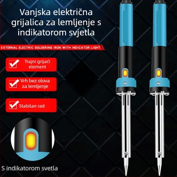 Lemilica s gumiranom ručkom, 220V, električno grijanje, tip vanjskog grijanja