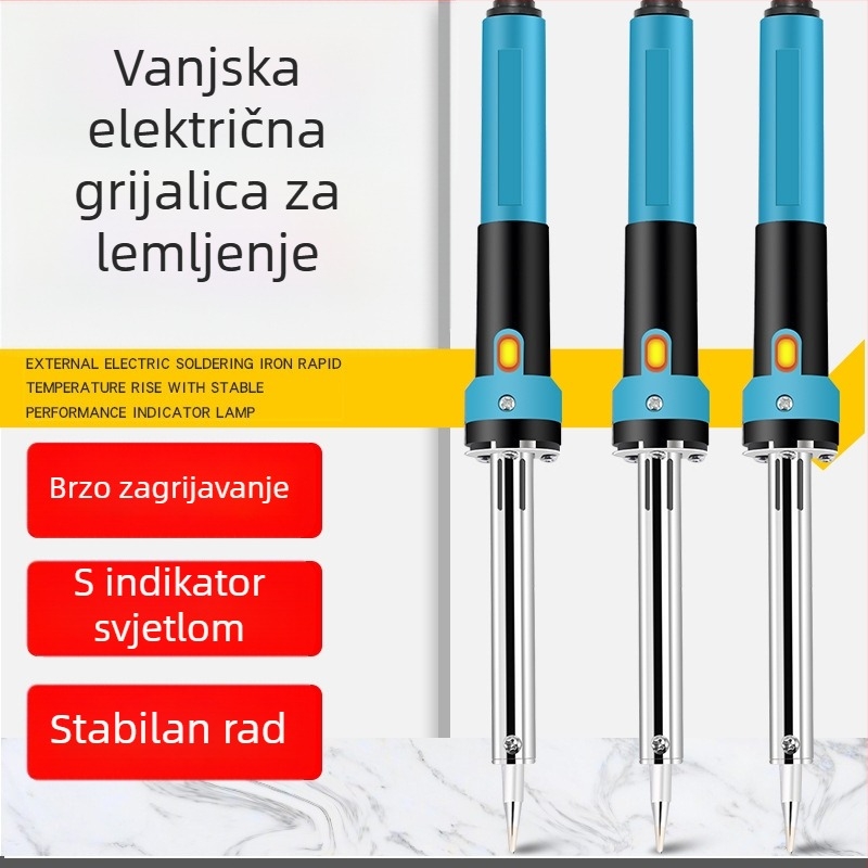 Lemilica s gumiranom ručkom, 220V, električno grijanje, tip vanjskog grijanja
