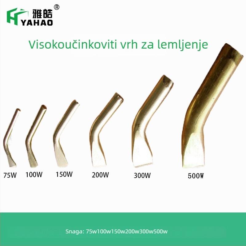 Bakreni vrh za spajanje s plosnim vrhom, 200W, Yahao – vrh velike snage