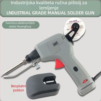 Automatski pištolj za lemljenje 120W s dovodom žice, unutarnje grijanje, prijenosni alat za popravke elektronike