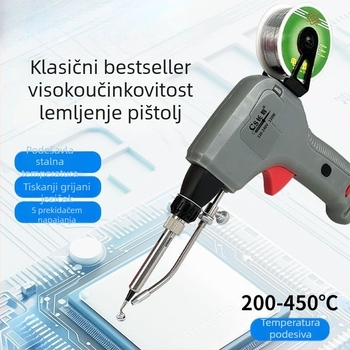 Automatski pištolj za lemljenje 120W s dovodom žice, unutarnje grijanje, prijenosni alat za popravke elektronike