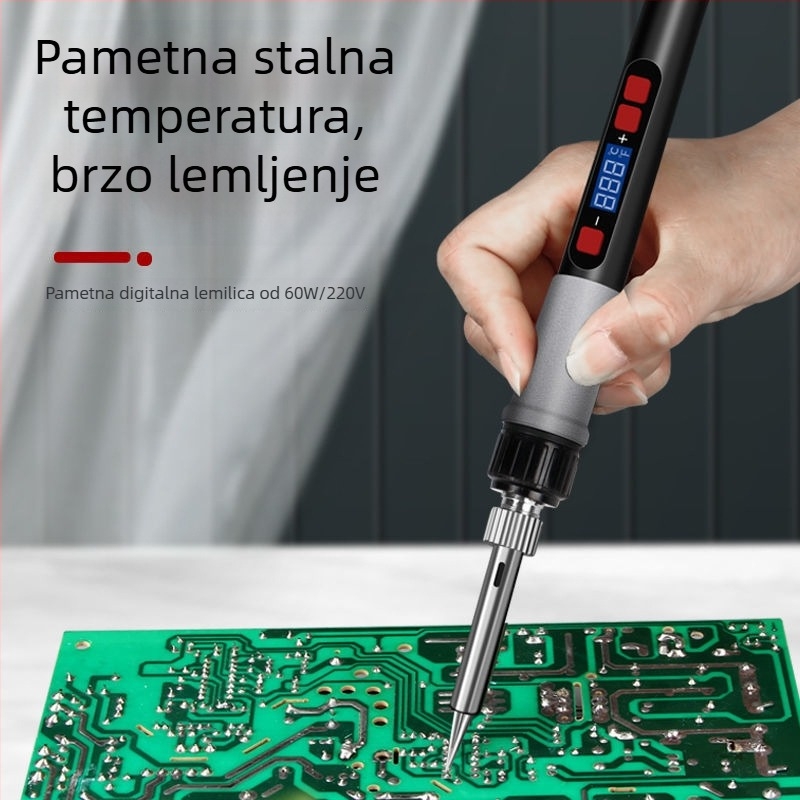 Set za lemljenje 60W s podesivom temperaturom i konstantnom temperaturom za kućne popravke