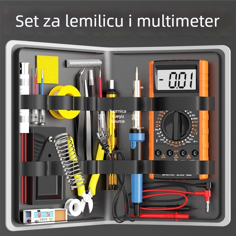 Lemilica i multimetar - set alata za elektronički popravak, za kućnu i studentsku upotrebu, set PCB