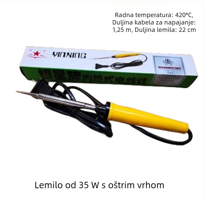 Silver Star TLN-35W lemilo s unutarnjim grijanjem, vrh u obliku potkove, za elektroničke popravke, kućnu upotrebu