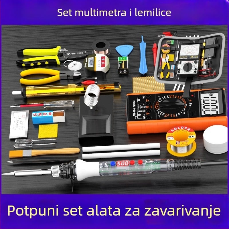 Jingling Multimetar i Lemilo – Set Alata za Elektroničke Popravke uz Kutiju