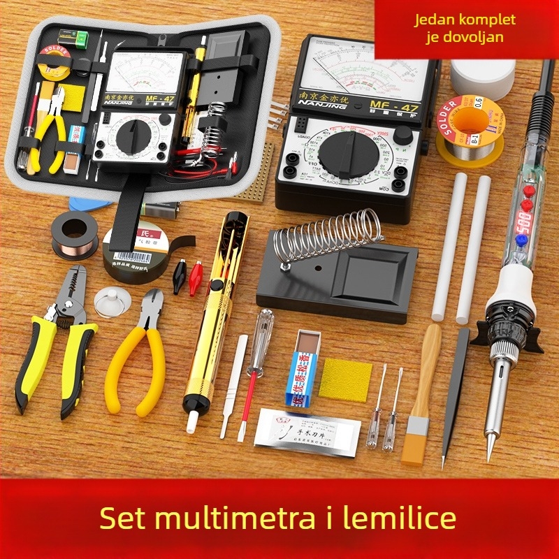 Jingling Multimetar i Lemilo – Set Alata za Elektroničke Popravke uz Kutiju