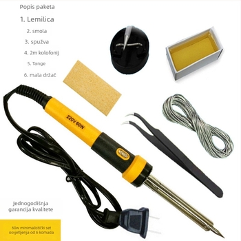 Električna lemilica s konstantnom temperaturom za kućnu i školsku upotrebu