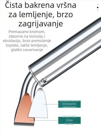 Lemilica visoke snage, profesionalne i industrijske razine, lemni pištolj za elektroniku