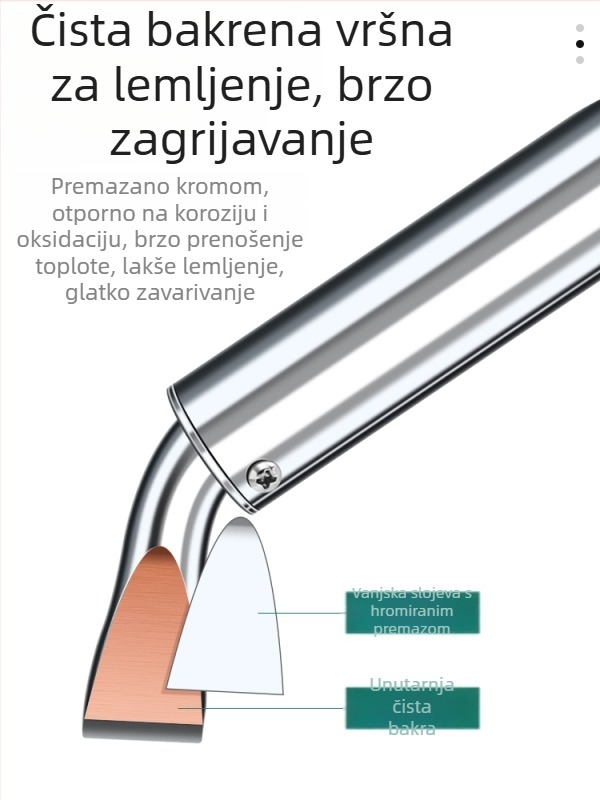 Lemilica visoke snage, profesionalne i industrijske razine, lemni pištolj za elektroniku