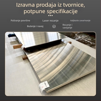 304 nehrđajući čelični ploča, lasersko rezanje, hladno valjana, površina 2B, prilagodljivo