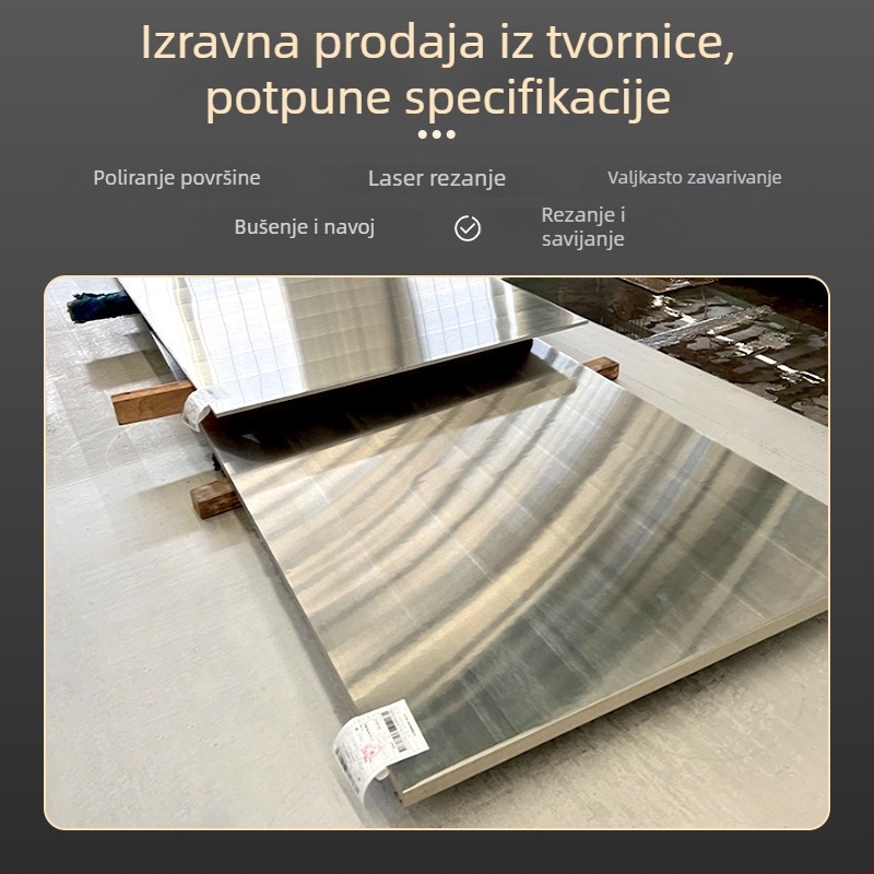 304 nehrđajući čelični ploča, lasersko rezanje, hladno valjana, površina 2B, prilagodljivo