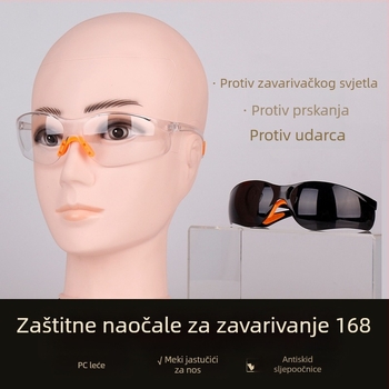 Zaštitne naočale za zavarivanje, zaštita od udara, model 168, marka 777, plastični okvir