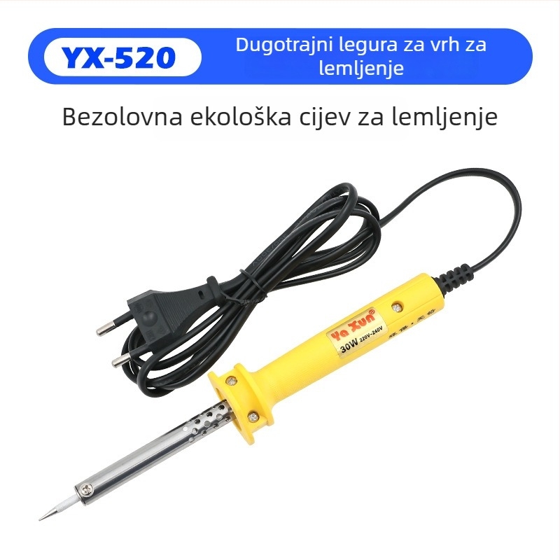Yaxun električna lemilica 220V, 20–60W, za popravke, kućnu upotrebu, zavarivanje i pirografiju