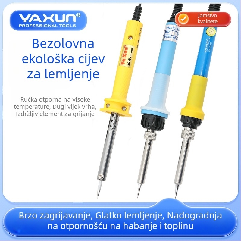 Yaxun električna lemilica 220V, 20–60W, za popravke, kućnu upotrebu, zavarivanje i pirografiju