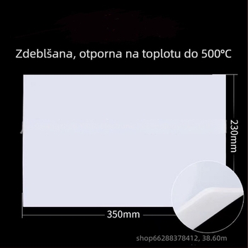 Silikonska izolacijska podloga za zavarivanje otporna na visoke temperature, debljina 3